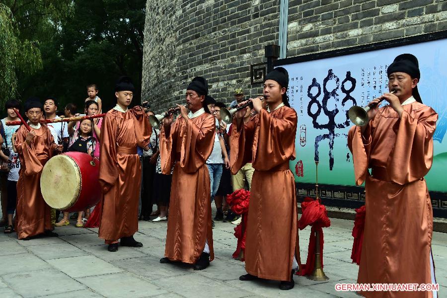 CHINA-SHANDONG-QUFU-ANCIENT CEREMONY (CN)