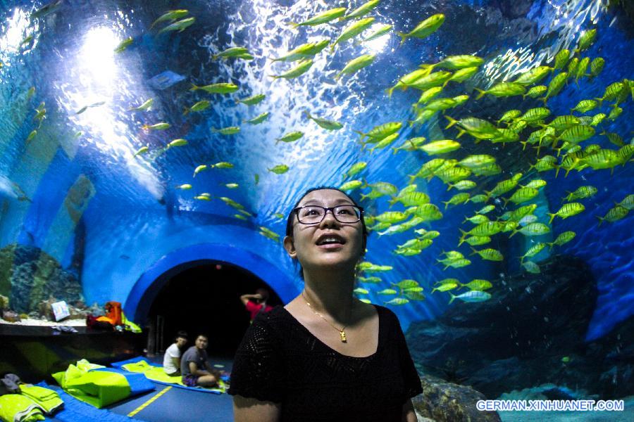 #CHINA-TIANJIN-AQUARIUM-NIGHT (CN)