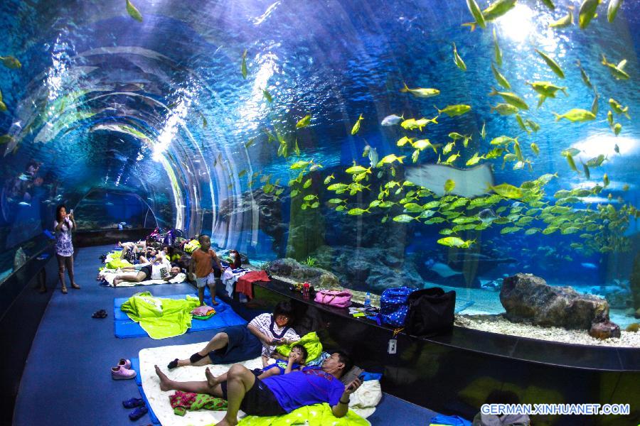 #CHINA-TIANJIN-AQUARIUM-NIGHT (CN)