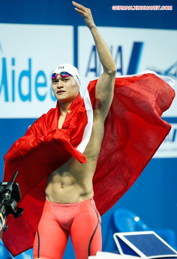 (SP)RUSSIA-KAZAN-FINA-WC-SWIMMING-SUN YANG