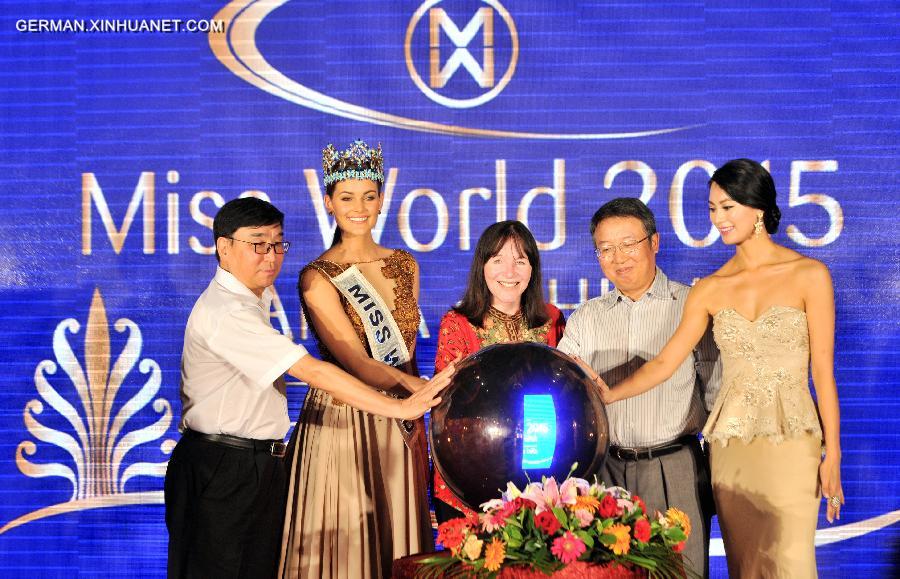 CHINA-HAINAN-SANYA-MISS WORLD BEAUTY PAGEANT (CN)