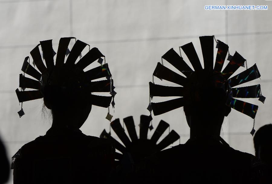 (SP)CHINA-ORDOS-NATIONAL ETHNIC GAMES-REHEARSAL (CN)