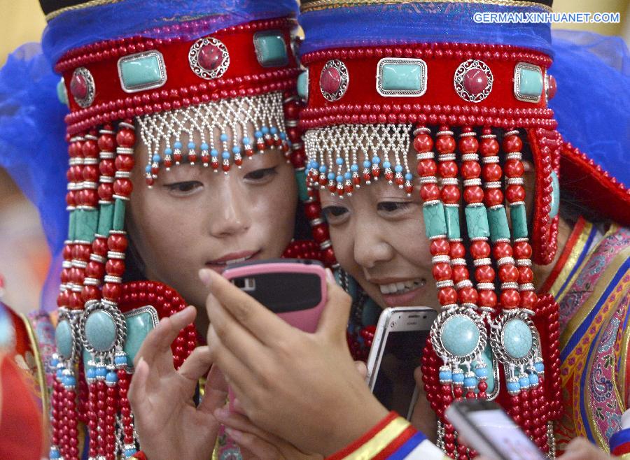 (SP)CHINA-ORDOS-NATIONAL ETHNIC GAMES-REHEARSAL (CN)