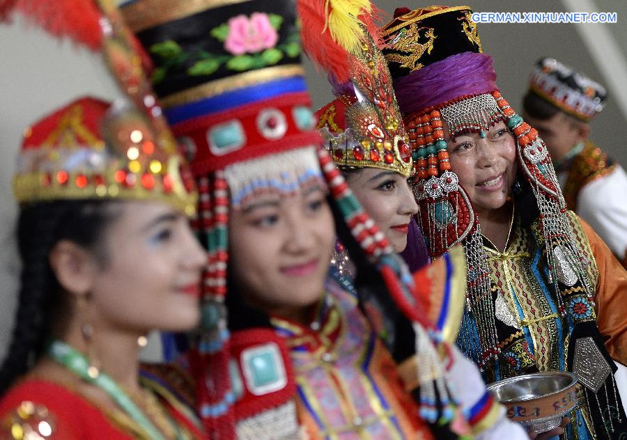 (SP)CHINA-ORDOS-NATIONAL ETHNIC GAMES-REHEARSAL (CN)