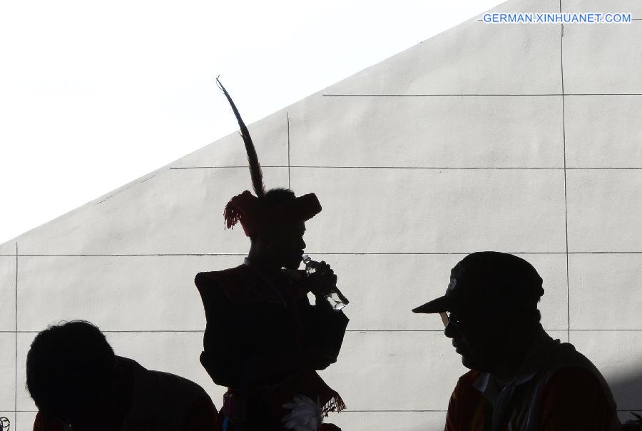 (SP)CHINA-ORDOS-NATIONAL ETHNIC GAMES-REHEARSAL (CN)