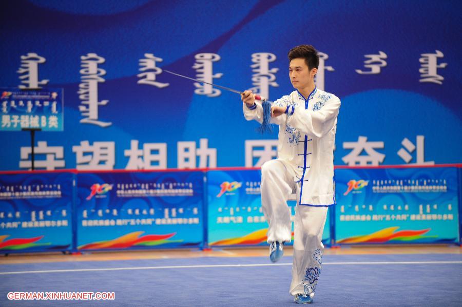 (SP)CHINA-ORDOS-NATIONAL ETHNIC GAMES-MARTIAL ARTS (CN)