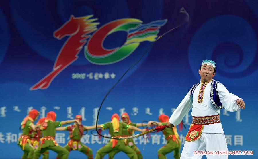 (SP)CHINA-ORDOS-NATIONAL ETHNIC GAMES-PERFORMANCE(CN)