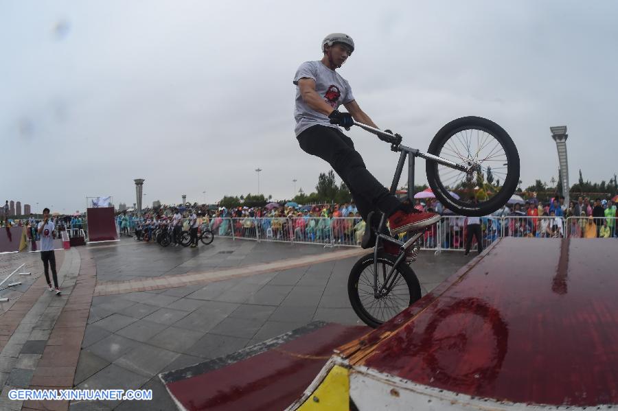 (SP)CHINA-ORDOS-NATIONAL ETHNIC GAMES-BMX(CN)