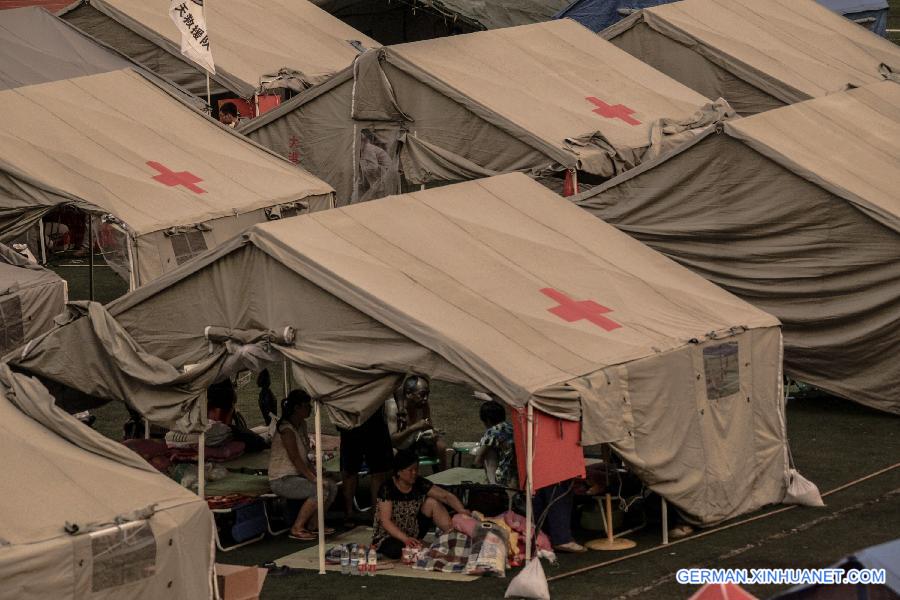 CHINA-TIANJIN-EXPLOSION-TEMPORARY SHELTER (CN)