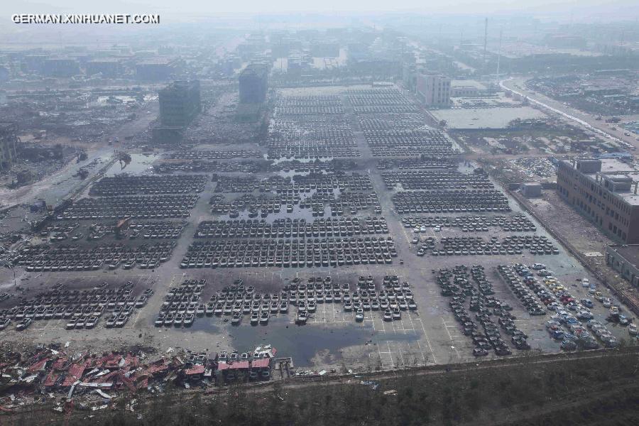 CHINA-TIANJIN-EXPLOSION-AERIAL PICTURES (CN) 