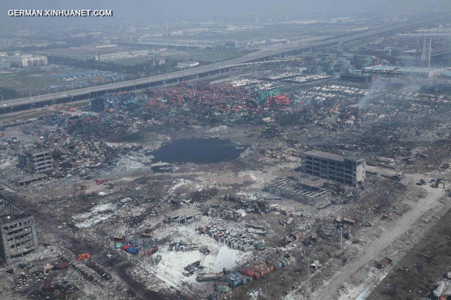 CHINA-TIANJIN-EXPLOSION-AERIAL PICTURES (CN) 