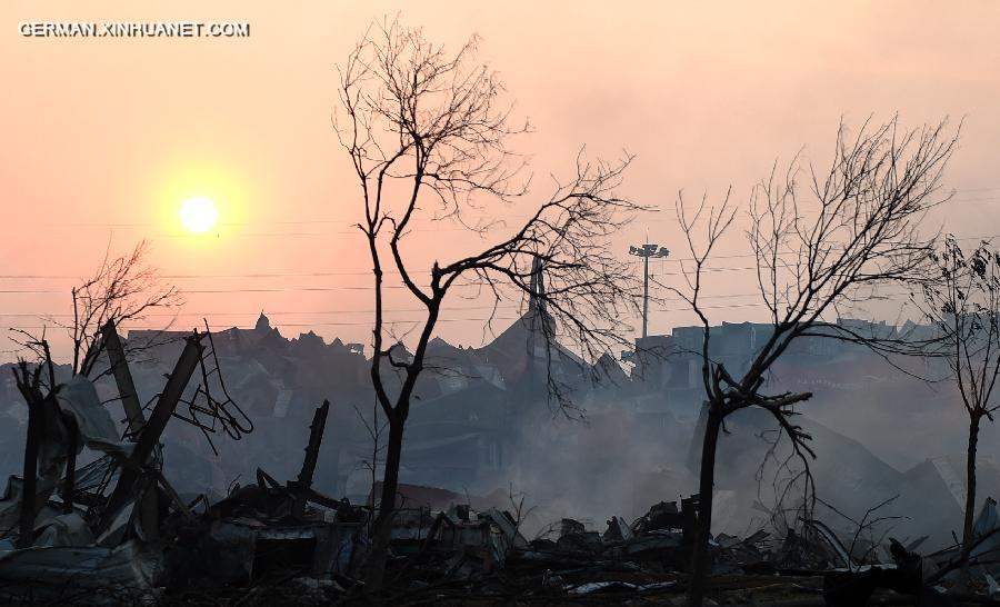 CHINA-TIANJIN-EXPLOSION SITE (CN)