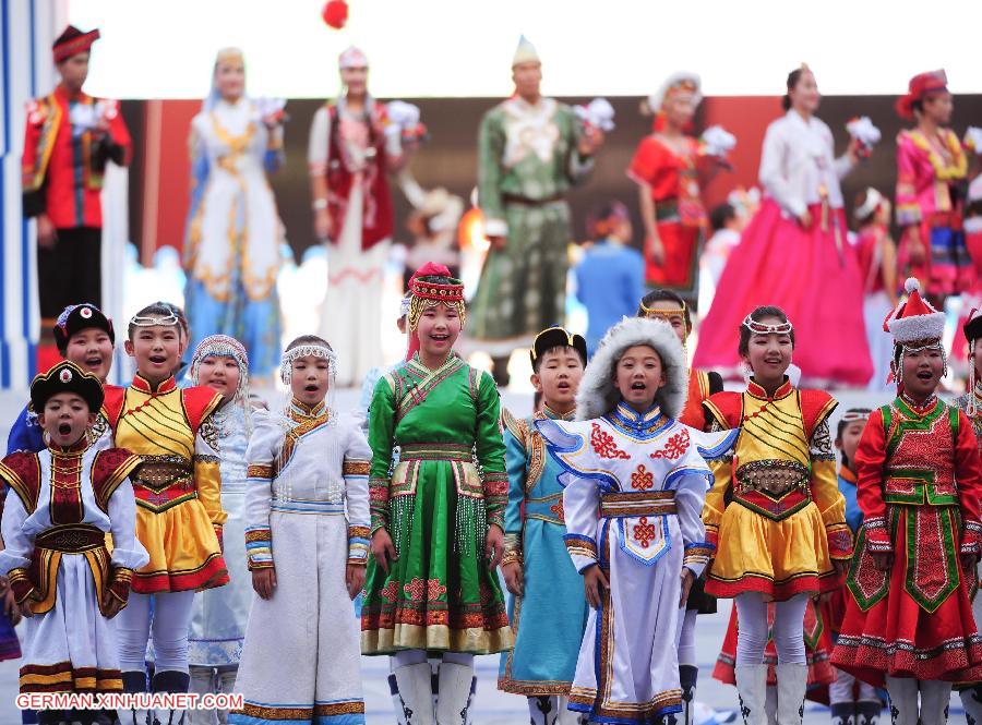 (SP)CHINA-ORDOS-NATIONAL ETHNIC GAMES-CLOSING CEREMONY(CN)