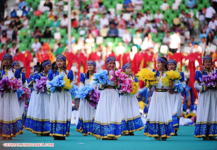 (SP)CHINA-ORDOS-NATIONAL ETHNIC GAMES-CLOSING CEREMONY(CN)