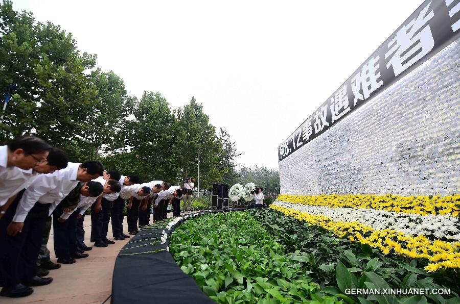 CHINA-TIANJIN-EXPLOSION-MOURNING (CN)