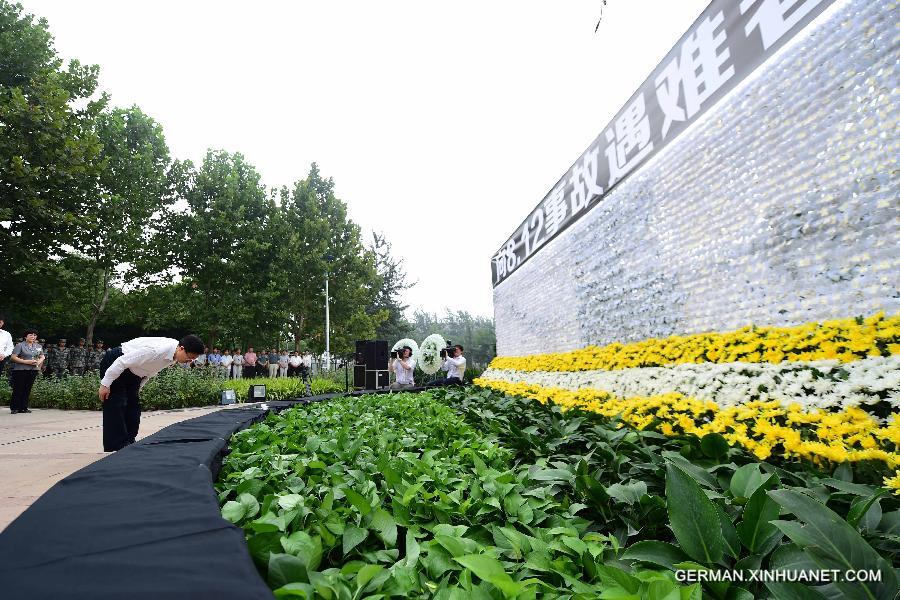 CHINA-TIANJIN-EXPLOSION-MOURNING (CN)