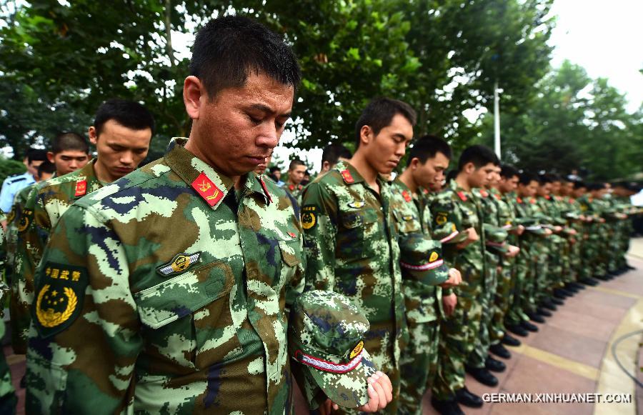 CHINA-TIANJIN-EXPLOSION-MOURNING (CN)