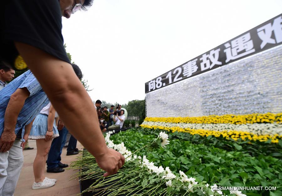 CHINA-TIANJIN-EXPLOSION-MOURNING (CN)