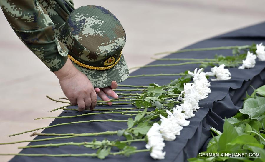 CHINA-TIANJIN-EXPLOSION-MOURNING (CN)