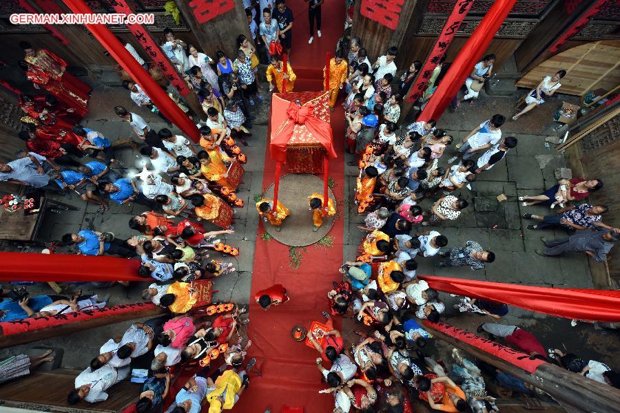 CHINA-JIANGXI-WUYUAN-QIXI-TRADITIONAL WEDDING (CN)