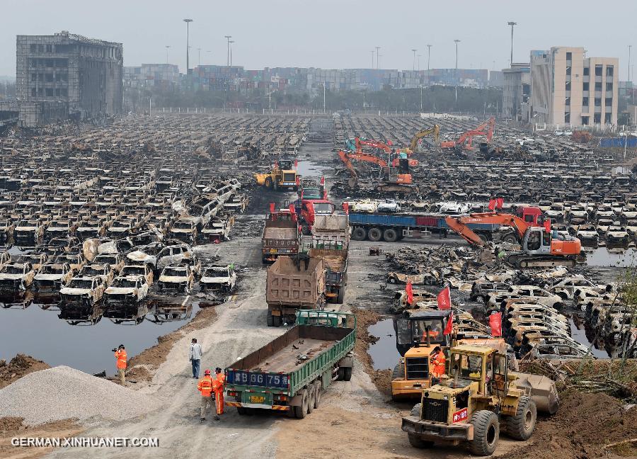 CHINA-TIANJIN-EXPLOSION SITE-CLEANUP (CN)