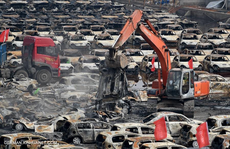 CHINA-TIANJIN-EXPLOSION SITE-CLEANUP (CN)