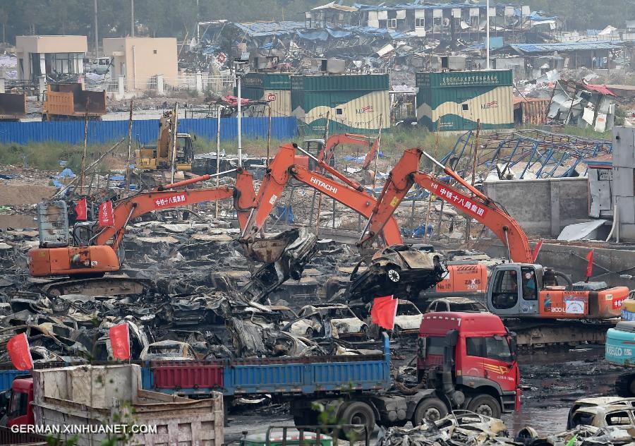 CHINA-TIANJIN-EXPLOSION SITE-CLEANUP (CN)