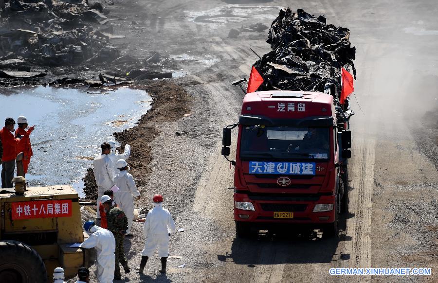 CHINA-TIANJIN-EXPLOSION SITE-CLEANUP (CN)