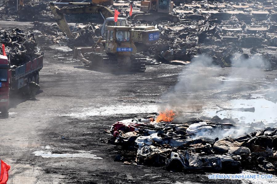 CHINA-TIANJIN-EXPLOSION SITE-CLEANUP (CN)