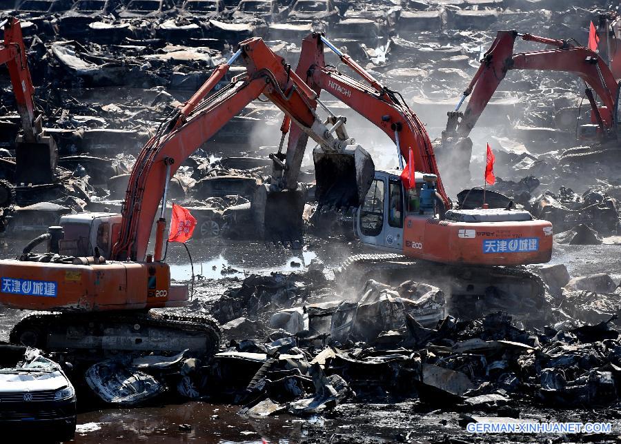 CHINA-TIANJIN-EXPLOSION SITE-CLEANUP (CN)