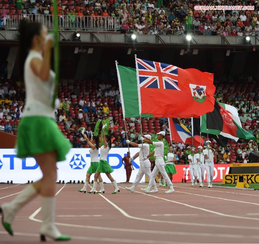 (SP)CHINA-BEIJING-IAAF WORLD CHAMPIONSHIPS-OPENING CEREMONY (CN) 