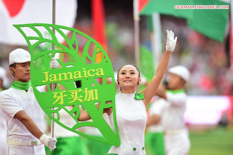 (SP)CHINA-BEIJING-IAAF WORLD CHAMPIONSHIPS-OPENING CEREMONY (CN)