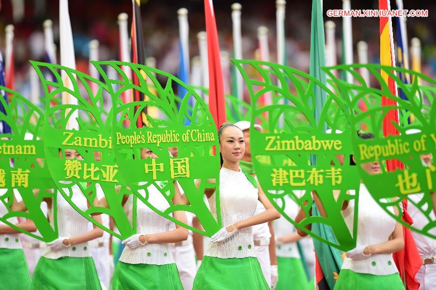 (SP)CHINA-BEIJING-IAAF WORLD CHAMPIONSHIPS-OPENING CEREMONY (CN)