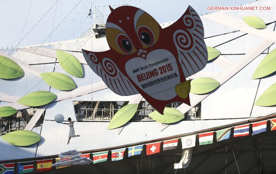 (SP)CHINA-BEIJING-IAAF WORLD CHAMPIONSHIPS-OPENING CEREMONY (CN) 