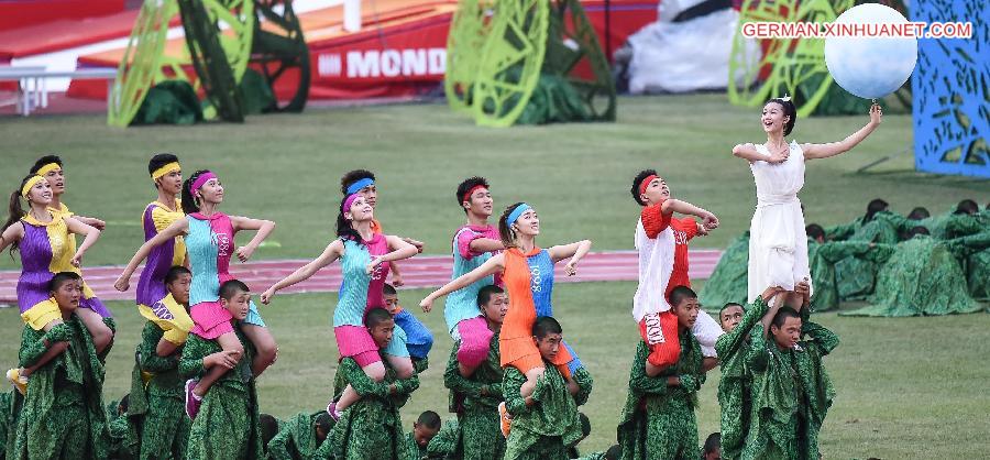 (SP)CHINA-BEIJING-IAAF WORLD CHAMPIONSHIPS-OPENING CEREMONY (CN)