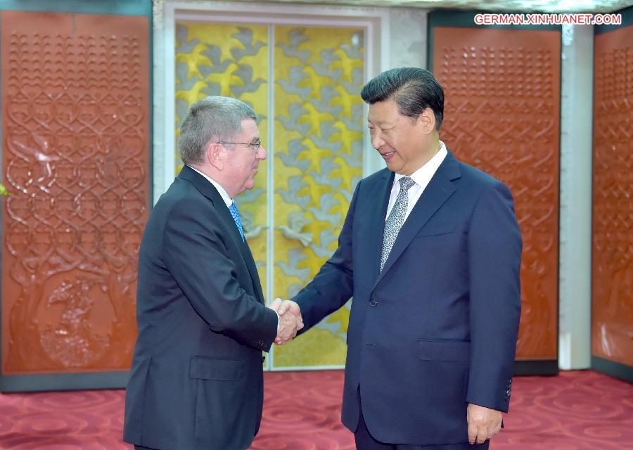 CHINA-XI JINPING-IOC PRESIDENT-MEETING (CN)