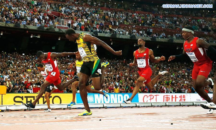 (SP)CHINA-BEIJING-IAAF WORLD CHAMPIONSHIPS-MEN'S 100M FINAL(CN)