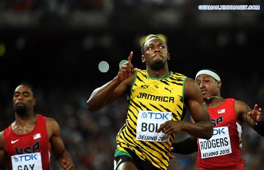 (SP)CHINA-BEIJING-IAAF WORLD CHAMPIONSHIPS-MEN'S 100M FINAL(CN)