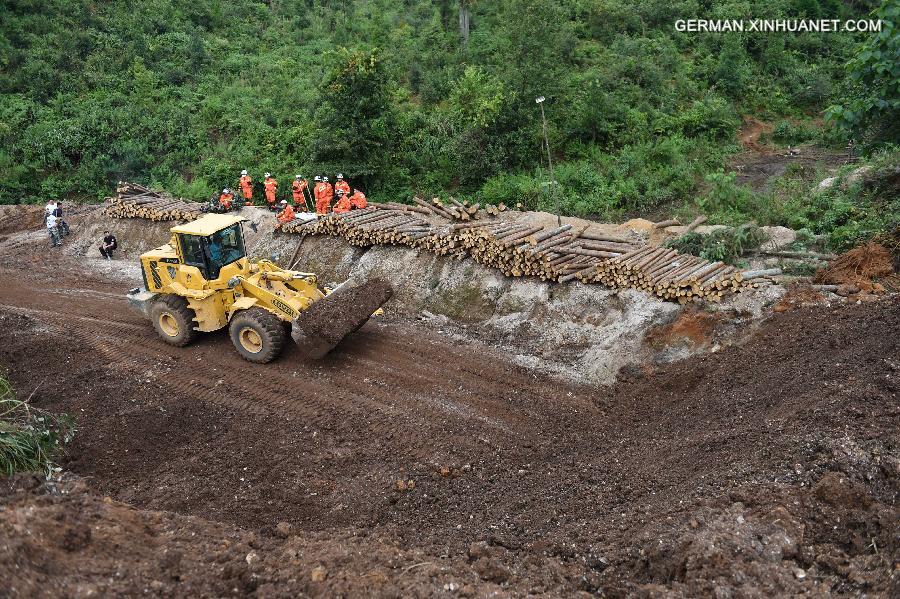 CHINA-YUNNAN-FUNING-LANDSLIDE-AFTERMATH (CN) 