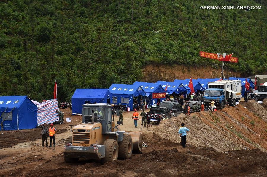 CHINA-YUNNAN-FUNING-LANDSLIDE-AFTERMATH (CN) 