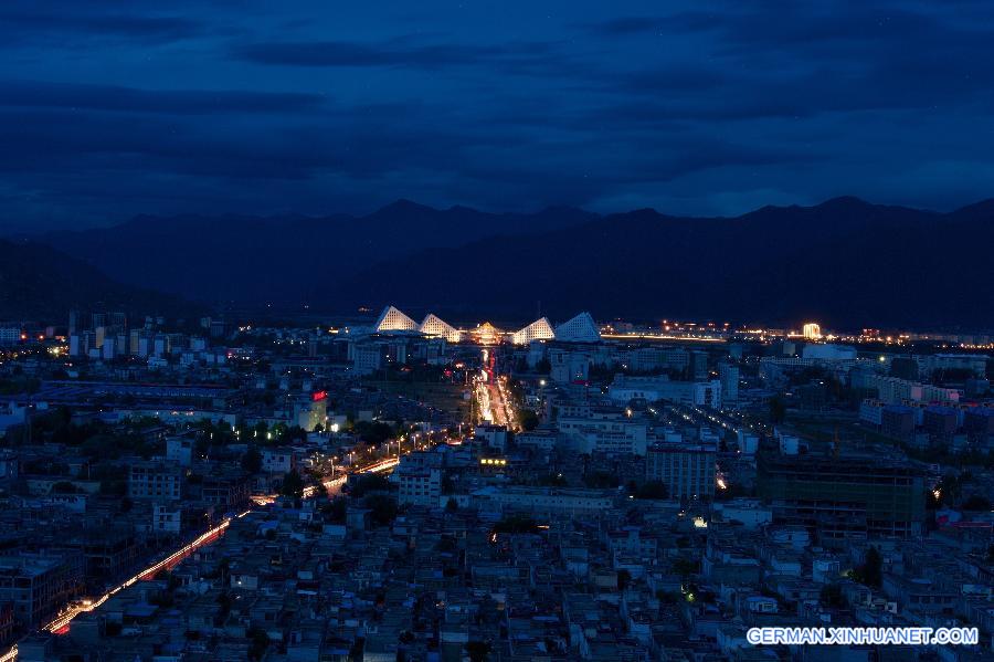 CHINA-LHASA-NIGHT VIEW (CN)