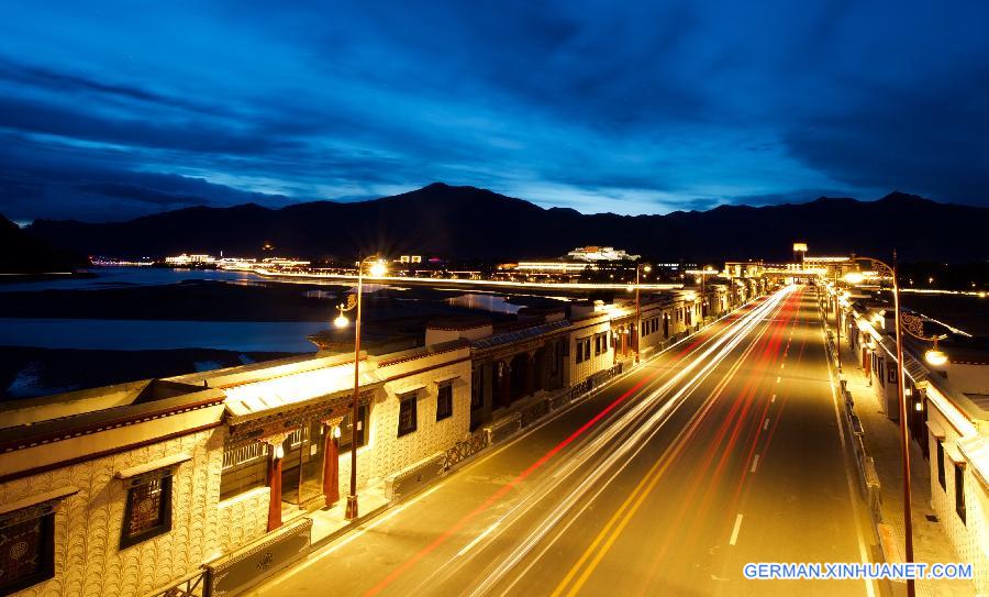 CHINA-LHASA-NIGHT VIEW (CN)