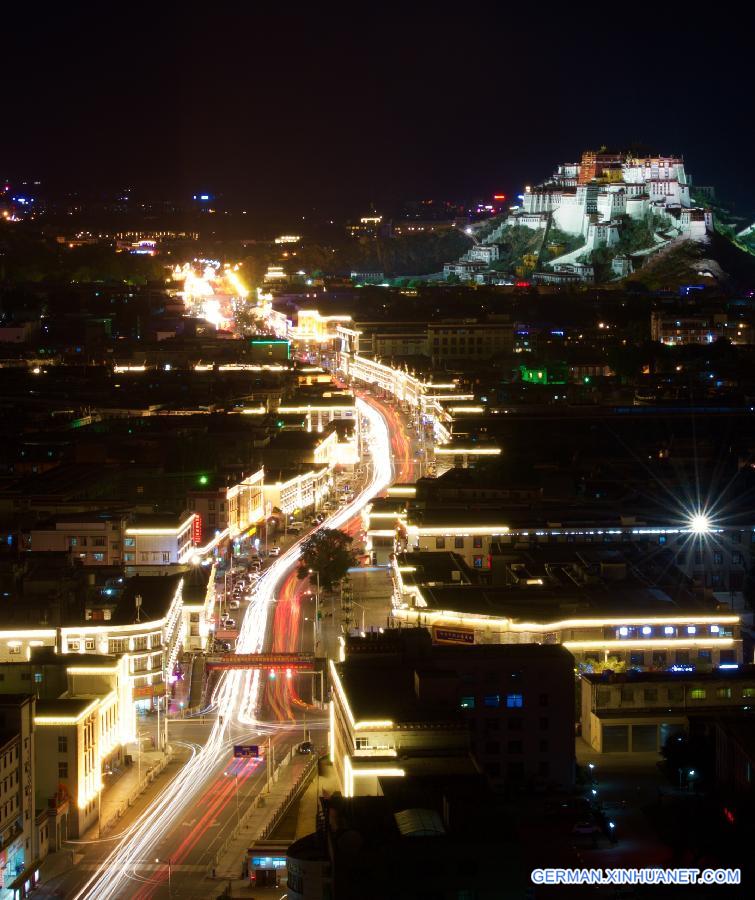 CHINA-LHASA-NIGHT VIEW (CN)