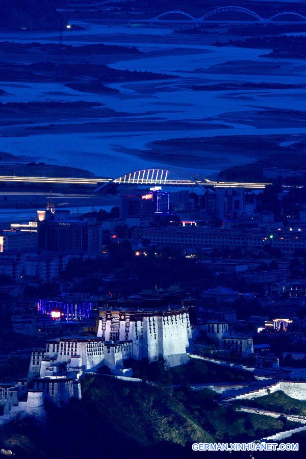 CHINA-LHASA-NIGHT VIEW (CN)