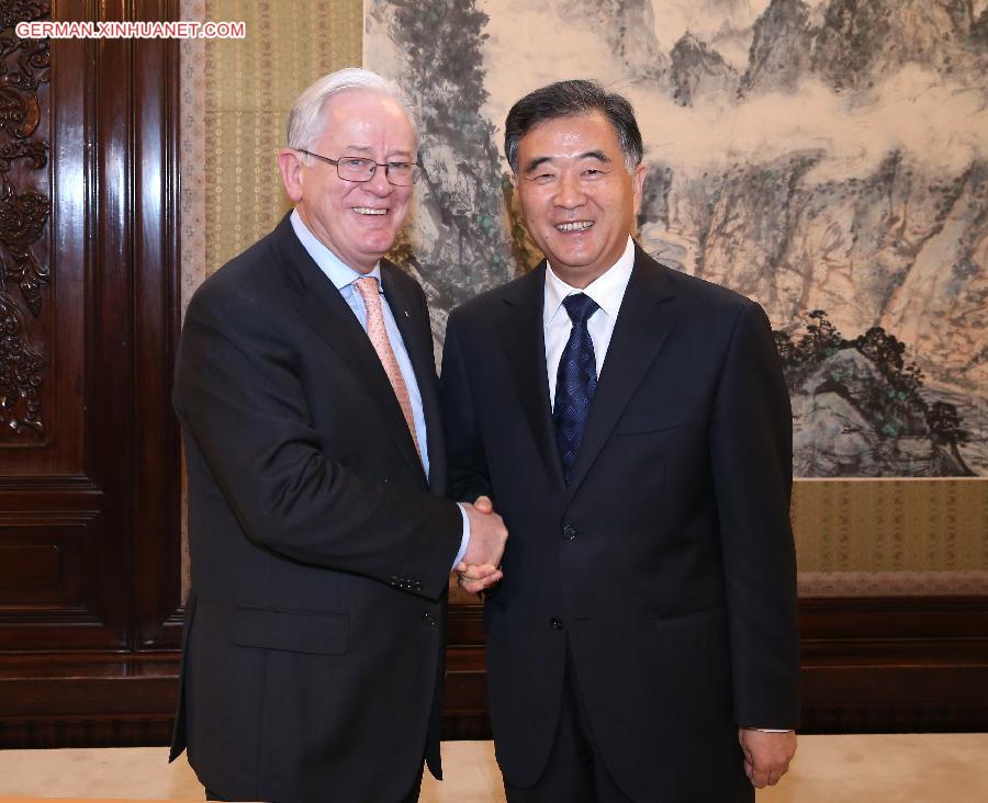 CHINA-BEIJING-WANG YANG-AUSTRALIA-TRADE MINISTER-MEETING (CN)