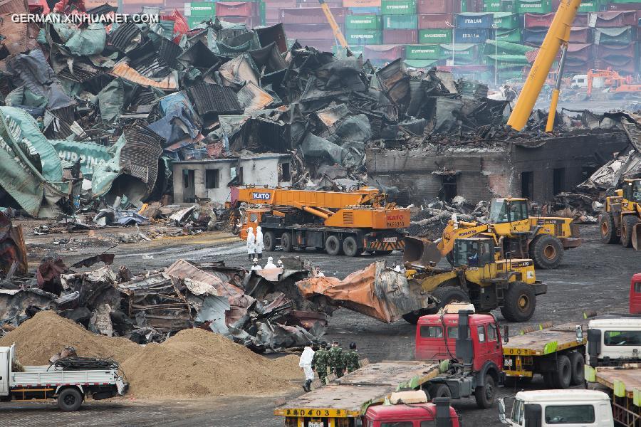 CHINA-TIANJIN-WAREHOUSE EXPLOSION-CLEANUP (CN)