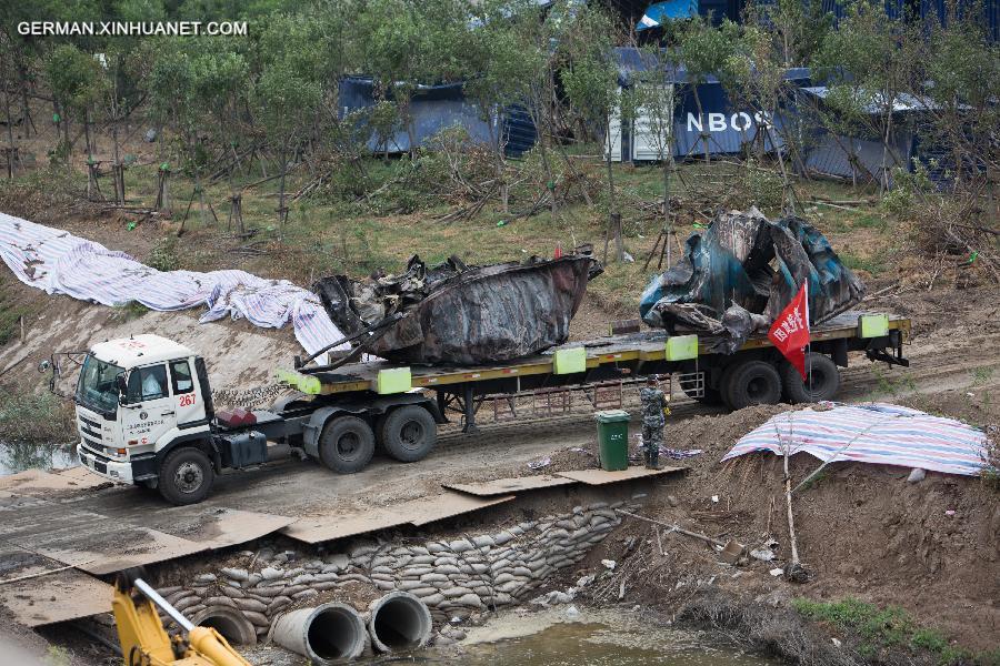 CHINA-TIANJIN-WAREHOUSE EXPLOSION-CLEANUP (CN)