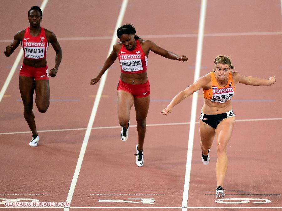 (SP)CHINA-BEIJING-IAAF WORLD CHAMPIONSHIPS-WOMEN'S 200M FINAL (CN)