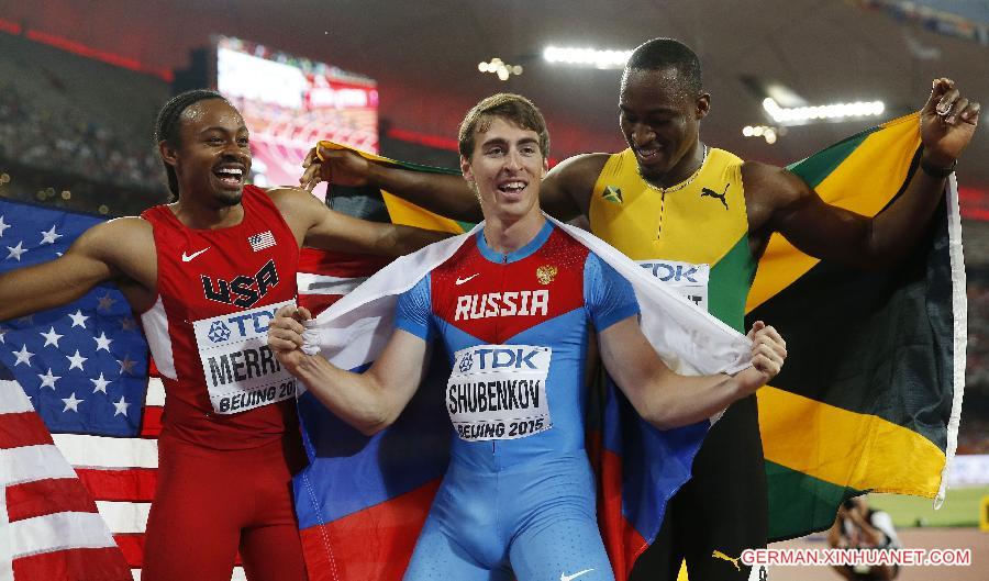 (SP)CHINA-BEIJING-IAAF WORLD CHAMPIONSHIPS-MEN'S 110M HURDLES FINAL (CN)