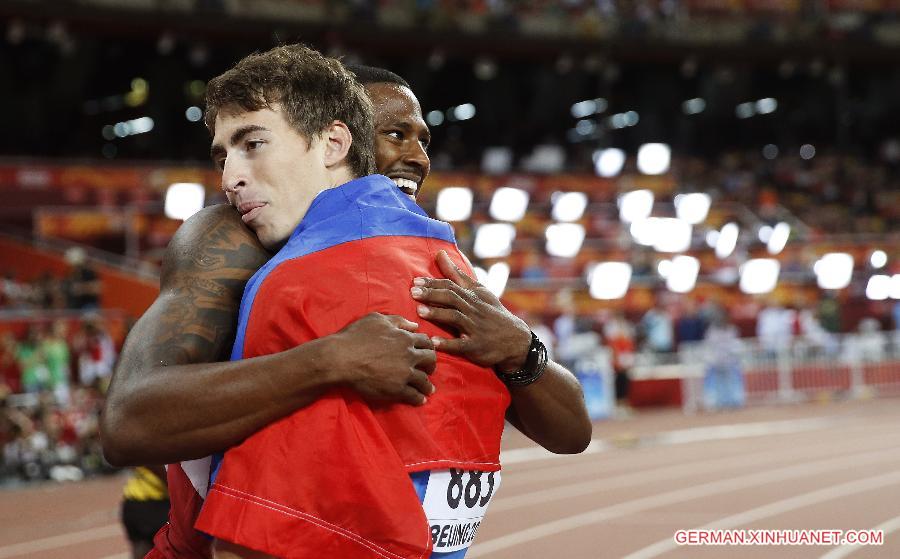 (SP)CHINA-BEIJING-IAAF WORLD CHAMPIONSHIPS-MEN'S 110M HURDLES FINAL (CN)